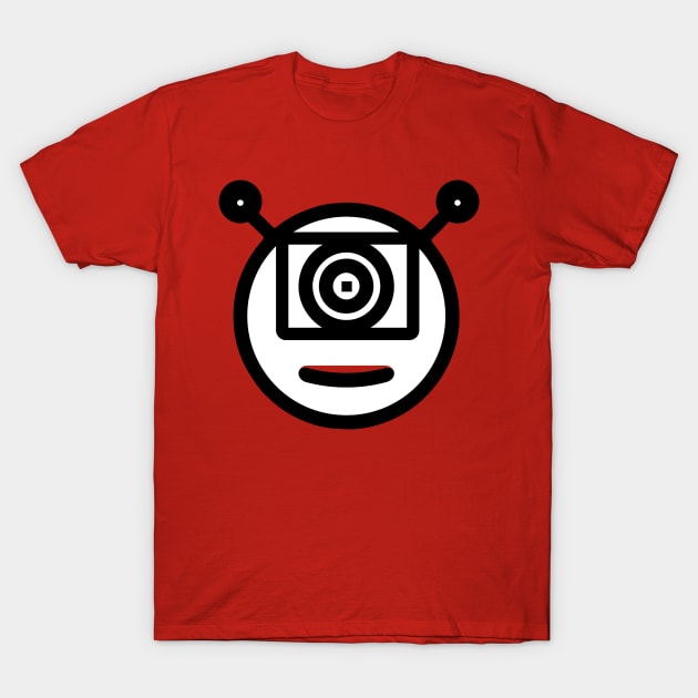 Glip Glop Alien Robot Face T-Shirt by wiimi